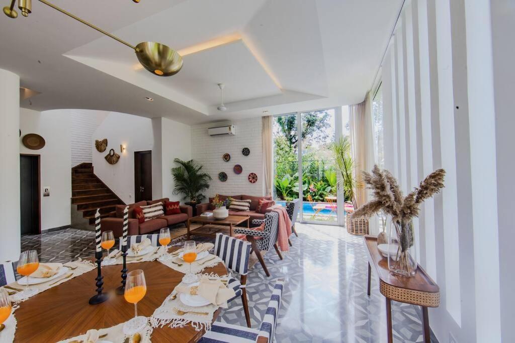 Presidential Luxury Villa Anjuna With Pvt Pool & Bathtub, Most Prime Location Exteriör bild