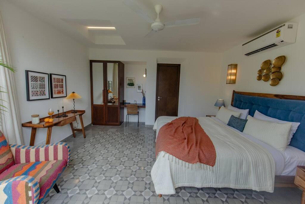 Presidential Luxury Villa Anjuna With Pvt Pool & Bathtub, Most Prime Location Exteriör bild